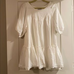 never worn white mini dress